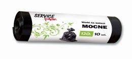 SP Worki na śmieci MOCNE LDPE 120L 10szt