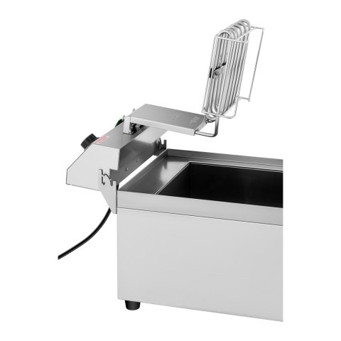 FRYTOWNICA NASTAWNA GASTRONOMICZNA ELEKTRYCZNA Z KRANEM 230 V 3500W 16 L FRYTOWNICA NASTAWNA GASTRONOMICZNA ELEKTRYCZNA Z KRANEM 230 V 3500W 16 L