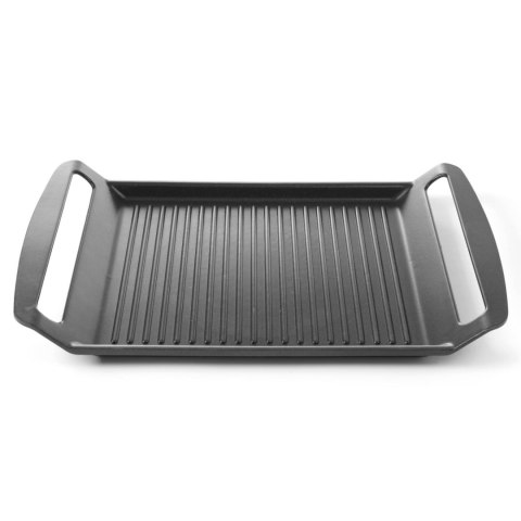 PŁYTA TACA GRILLOWA RYFLOWANA DO KUCHENEK INDUKCYJNYCH TEFLON 39X26CM - HENDI 629130 PŁYTA TACA GRILLOWA RYFLOWANA DO KUCHENEK INDUKCYJNYCH TEFLON 39X26CM - HENDI 629130