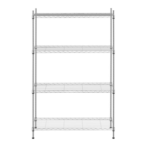 REGAŁ MAGAZYNOWY DRUCIANY AŻUROWY CHROMOWANY 137X90X35CM DO 120KG REGAŁ MAGAZYNOWY DRUCIANY AŻUROWY CHROMOWANY 137X90X35CM DO 120KG