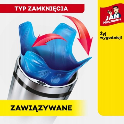 Jan Niezbędny Worki HD Easy-pack Niebieskie 60L 70szt. Jan Niezbędny Worki HD Easy-pack Niebieskie 60L 70szt.