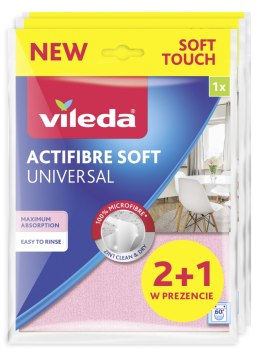 Ściereczka Vileda ACTIFIBRE Soft Universal zestaw 2+1