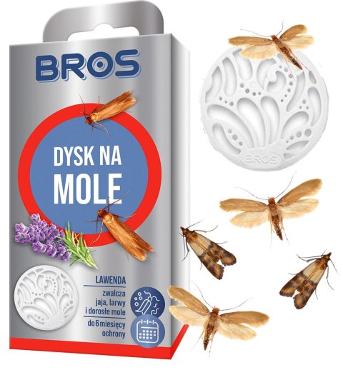 BROS - dysk na mole lawenda - 1 szt. BROS - dysk na mole lawenda - 1 szt.