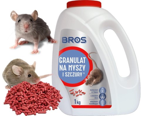 BROS - granulat na myszy i szczury 1kg