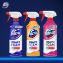 Zestaw 3 x Domestos Power Foam Piana Do Mycia Toalety i Łazienki 435ml