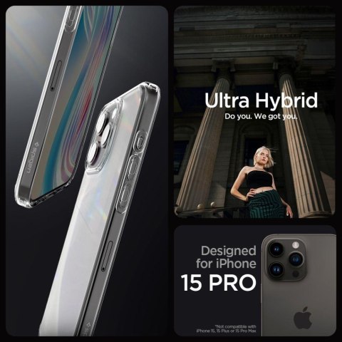 Etui Ultra Hybrid na iPhone 15 Pro przezroczyste Etui Ultra Hybrid na iPhone 15 Pro przezroczyste