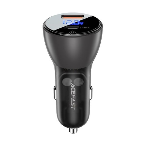 Ładowarka samochodowa 63W 12V USB-C USB SFCP czarny Ładowarka samochodowa 63W 12V USB-C USB SFCP czarny