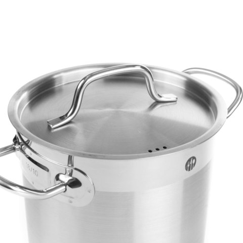 Garnek wysoki Profi Line z pokrywką dno Sandwich 24 l śr. 320 x 300 h - Hendi 832608