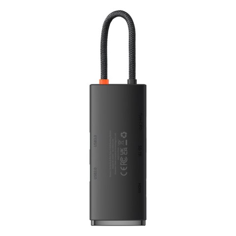 Wielofunkcyjny hub lite series USB-C 2x USB PD HDMI SD/TF czarny