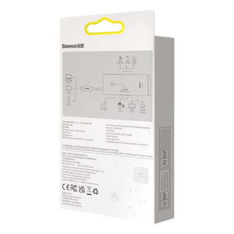 Wielofunkcyjny hub lite series USB-C 2x USB PD HDMI SD/TF czarny