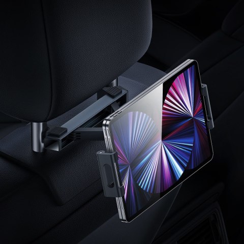 Uchwyt samochodowy na zagłówek do telefonu tabletu JoyRide Pro czarny