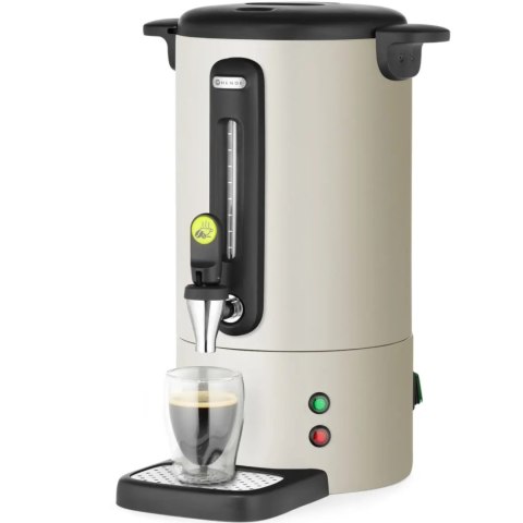 Zaparzacz do kawy z kranem ociekaczem UNIQ 7 l 1050 W - jasnoszary