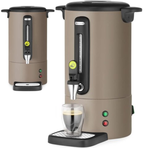 Zaparzacz do kawy z kranem ociekaczem UNIQ 7 l 1050 W - taupe