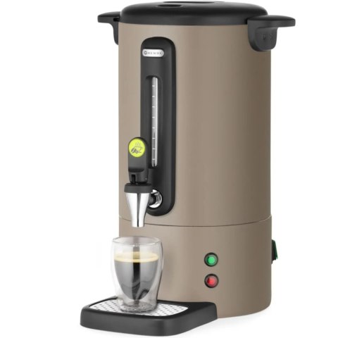 Zaparzacz do kawy z kranem ociekaczem UNIQ 7 l 1050 W - taupe