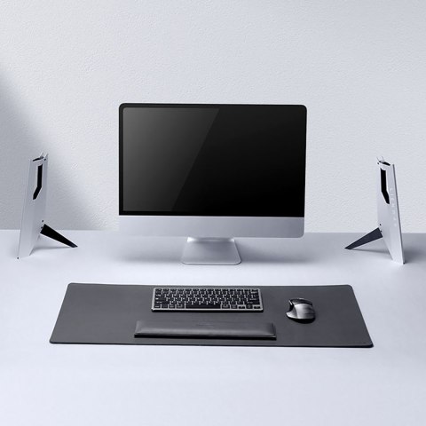 Mata podkładka na biurko pod laptop MagPro Series II z podpórką na nadgarstki - czarna