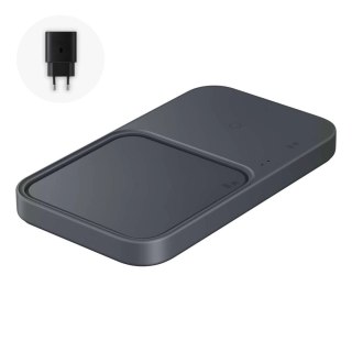Ładowarka Samsung indukcyjna 15W - czarna + ładowarka sieciowa + kabel