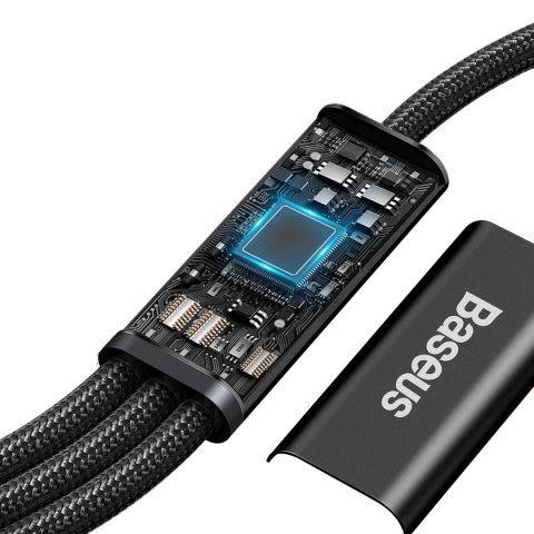 3w1 Kabel przewód USB-C - USB-C / iPhone Lightning / microUSB 20W PD 1.5m - czarny