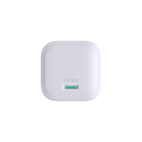 Ładowarka sieciowa Mini 30W GaN USB-C - biała