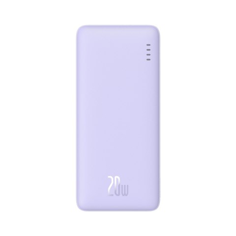 Powerbank 10000mAh Airpow Fast Charge 20W - fioletowy