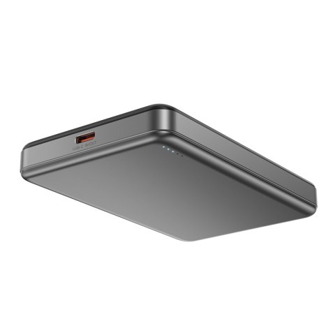 Powerbank magnetyczny 10000mAh PD20W MagSafe ultra cienki - czarny
