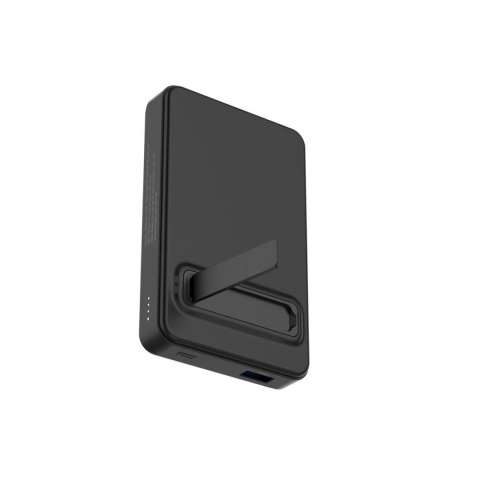 Powerbank magnetyczny Qi2 10000mAh z podstawką USB-A USB-C 22.5W PD - czarny