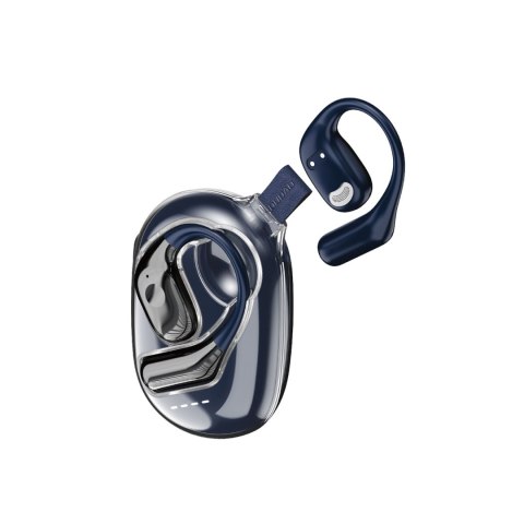 Słuchawka biznesowa Bluetooth 5.3 OWS USB-C - granatowa