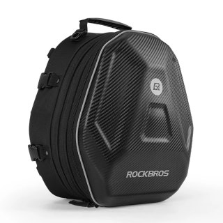 Torba motocyklowa plecak na kask mocowana na bak lub siedzeniu 35l - czarna