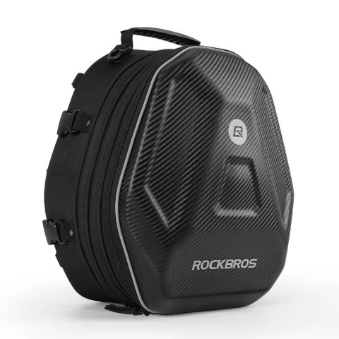 Torba motocyklowa plecak na kask mocowana na bak lub siedzeniu 35l - czarna