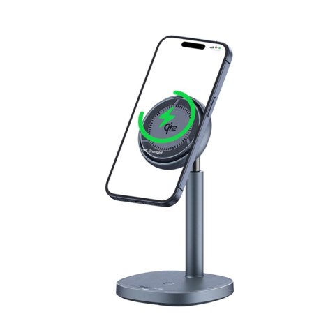 2w1 Ładowarka indukcyjna Orbit 2 Pro MagSafe Qi2 20W z chłodzeniem - szara