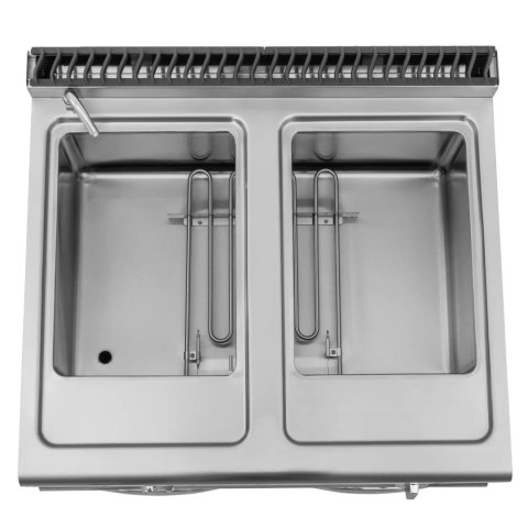 Bemar elektryczny z szafką kranem 2x GN 1/2 2x GN 1/3 6000 W