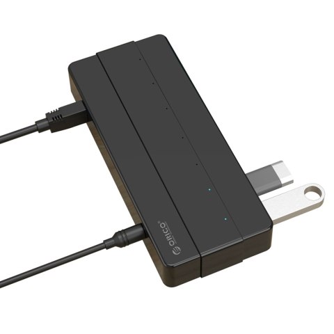 Hub rozdzielacz H7928-U3-V1 7x USB-A - czarny