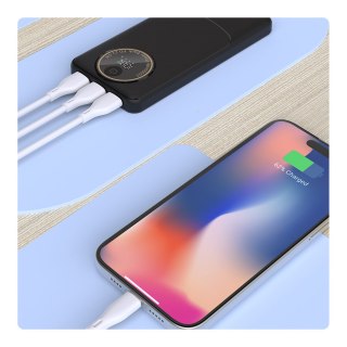 Powerbank K12Pro 20000mAh 22.5W PD USB-A USB-C - czarny
