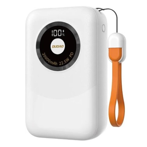 Powerbank K21 Mini 10000mAh 22.5W USB-A / USB-C - beżowy