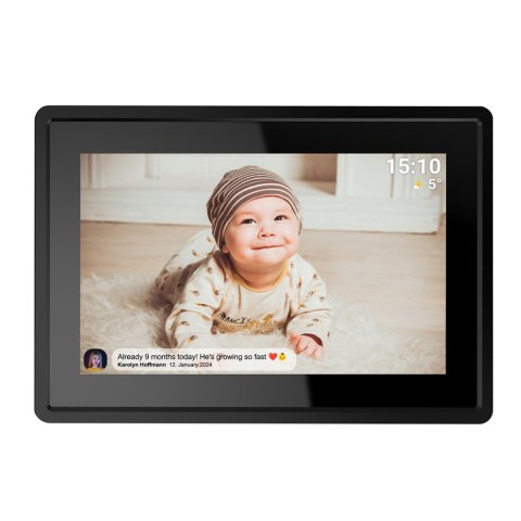 Ramka cyfrowa do zdjęć PFF-1021B 10.1'' 16 GB Wi-Fi microSD - czarna