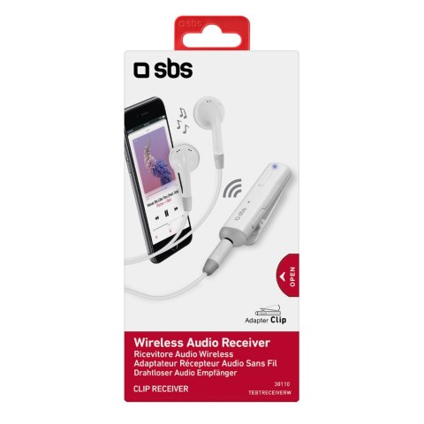 Adapter Bluetooth bezprzewodowy odbiornik z zestawem stereo - szary