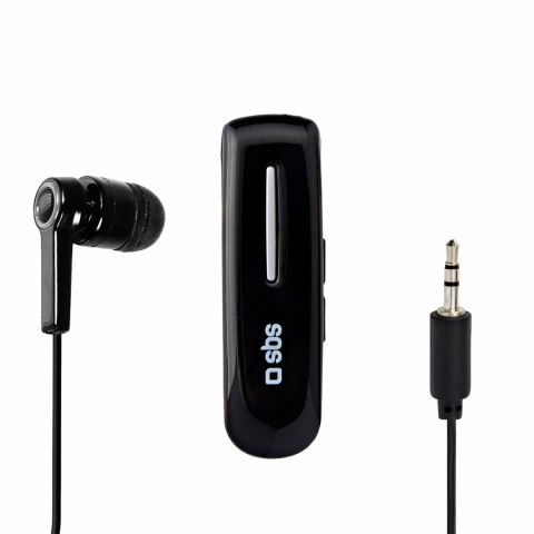 Bezprzewodowa słuchawka z klipsem Bluetooth - czarna