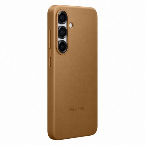 Etui plecki z ekoskóry Samsung KindSuit Case do Samsung Galaxy S25 - złote