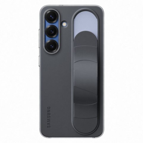 Etui silikonowe Samsung Standing Grip Case z uchwytem podstawką do Samsung Galaxy S25 - czarne