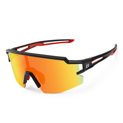 Okulary rowerowe polaryzacyjne dla dzieci z filtrem UV - czarne
