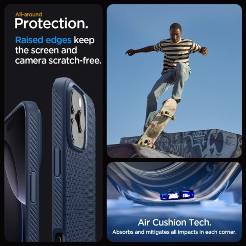 Etui case na iPhone 16 Pro Max Liquid Air - niebieskie