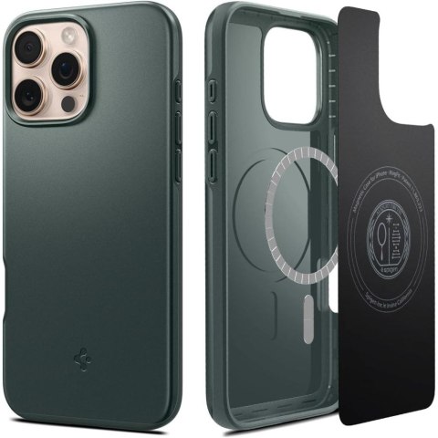 Etui pokrowiec na iPhone 16 Pro Max Thin Fit MagSafe - zielone