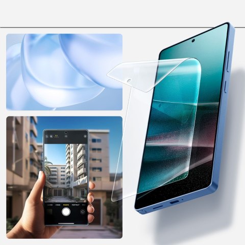 Szkło hybrydowe na Samsung Galaxy S25 Ultra Elite Shield EZ FIT - przezroczyste