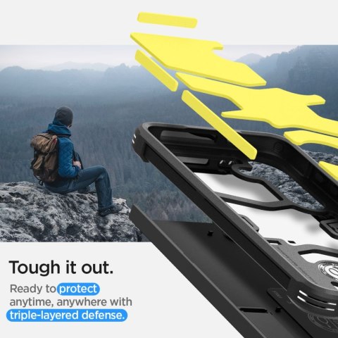 Etui case na Samsung Galaxy S24+ Tough Armor - czarne