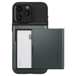 Etui case na iPhone 15 Pro Max Slim Armor CS - ciemnozielone