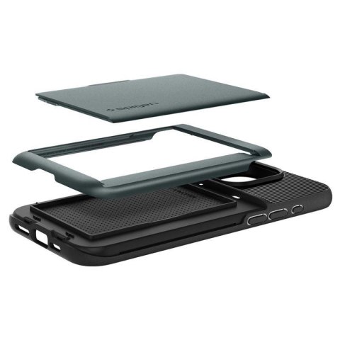 Etui case na iPhone 15 Pro Slim Armor CS - ciemnozielone