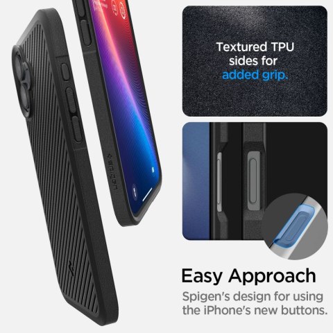 Etui case na iPhone 16 Core Armor - czarny mat