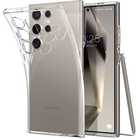 Etui ochronne na Samsung Galaxy S24 Ultra Liquid Crystal - przezroczyste