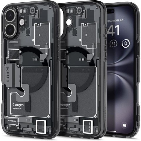 Etui ochronne na iPhone 16 Ultra Hybrid MagSafe Zero One - ciemnoszare