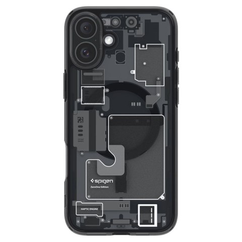 Etui ochronne na iPhone 16 Ultra Hybrid MagSafe Zero One - ciemnoszare