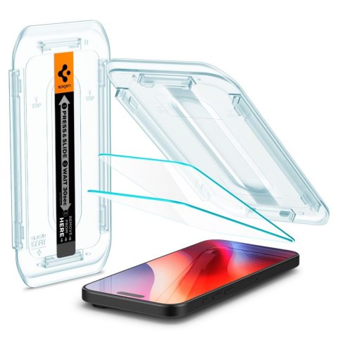 Szkło hartowane z ramką montażową na iPhone 16 Pro Max - 2 szt.